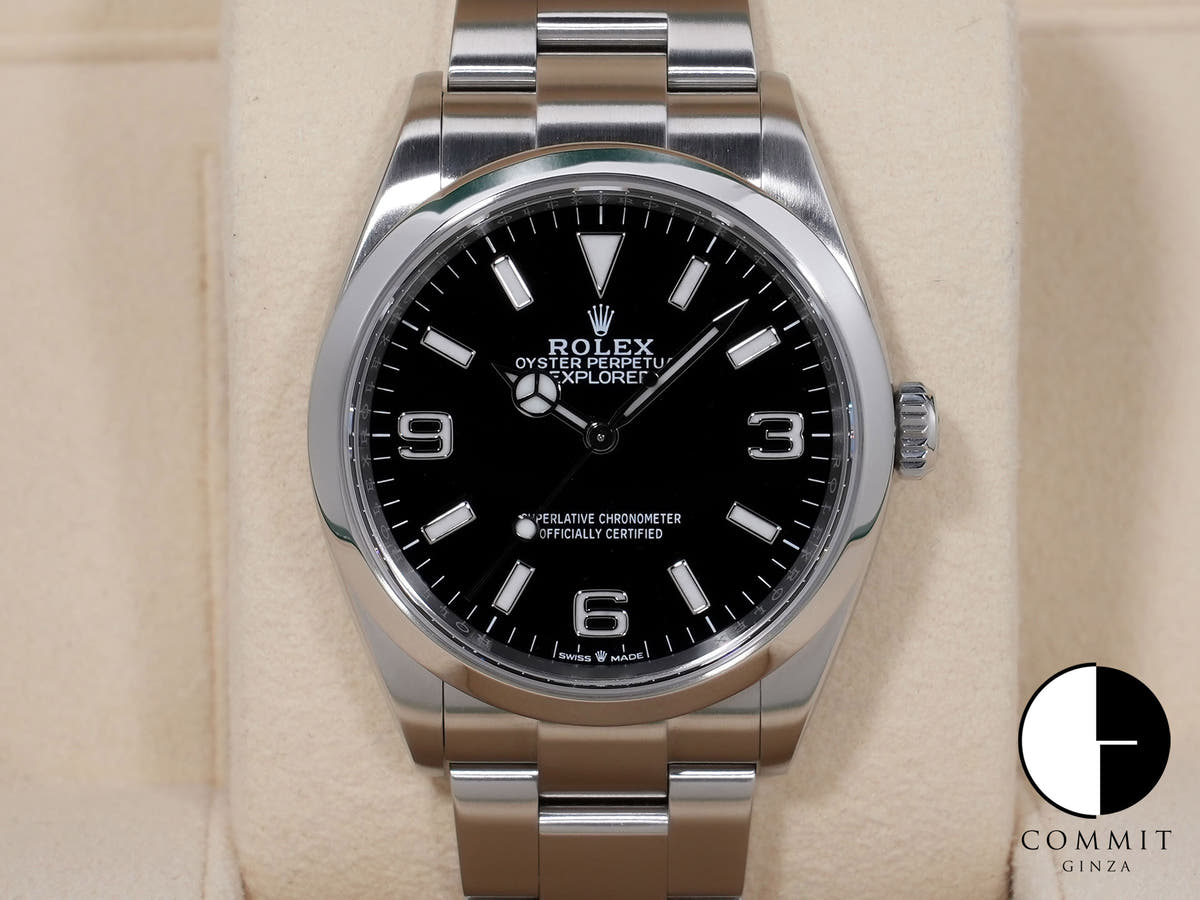 Rolex Explorer 36 Ref. 124270 Stainless Steel Black Dial