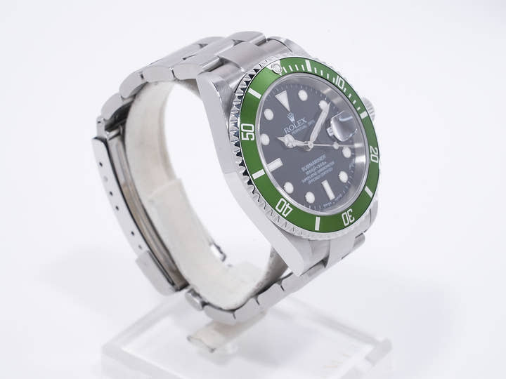 ロレックス サブマリーナー デイト Ref.16610LV ステンレススチール ブラック文字盤