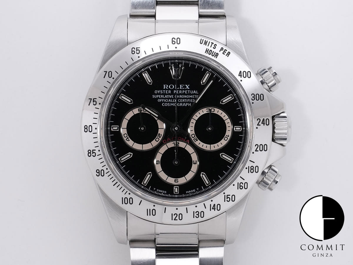 ロレックス デイトナ エルプリメロ Ref.16520 ステンレススチール ブラック文字盤 中古 bsrdq97k