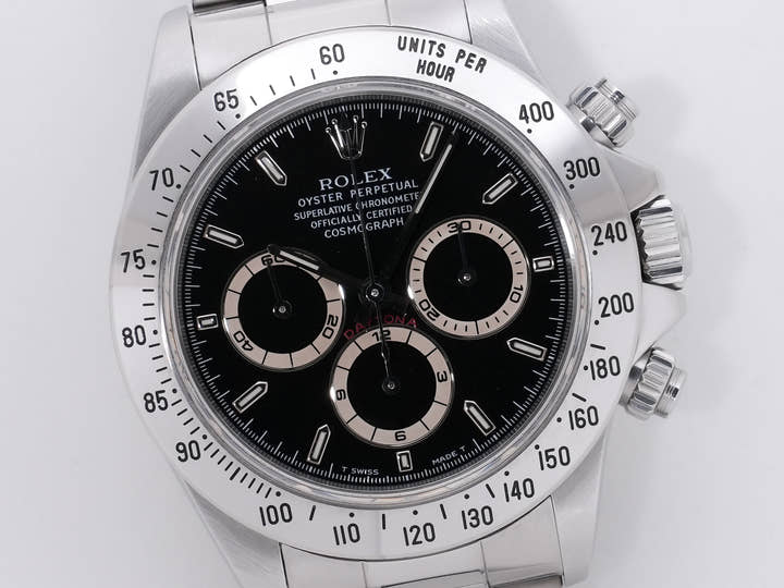 ロレックス デイトナ エルプリメロ Ref.16520 ステンレススチール ブラック文字盤 中古 bsrdq97k