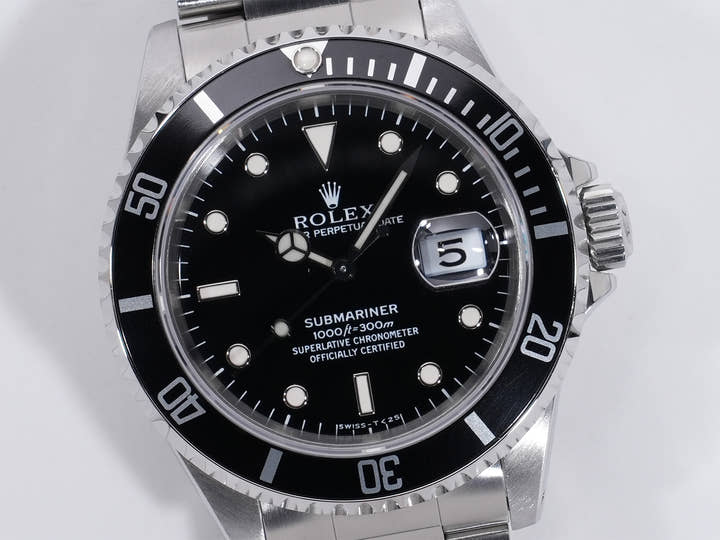 ロレックス サブマリーナー デイト Ref.16610 ステンレススチール ブラック文字盤 美中古 mv7jq5se