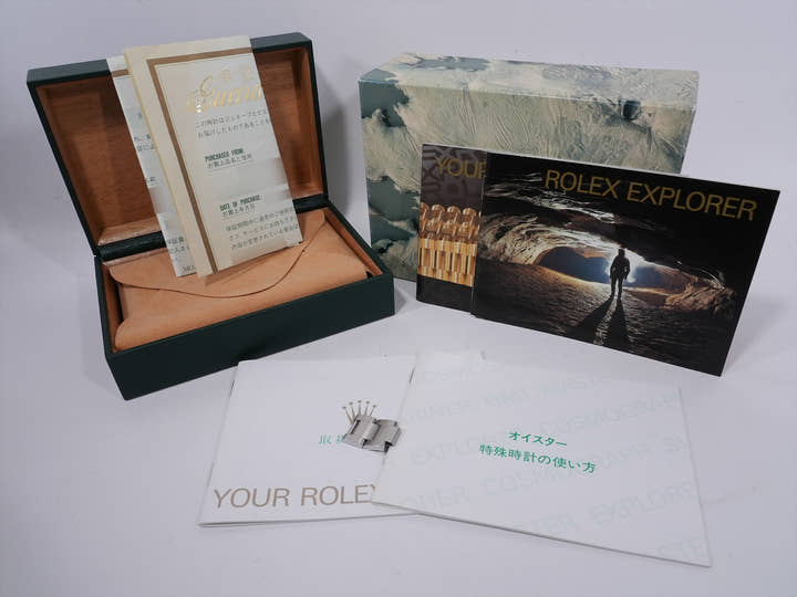 ロレックス エクスプローラーII Ref.16570 ステンレススチール ホワイト文字盤 オイスターブレスレット 中古 7mhrm9py