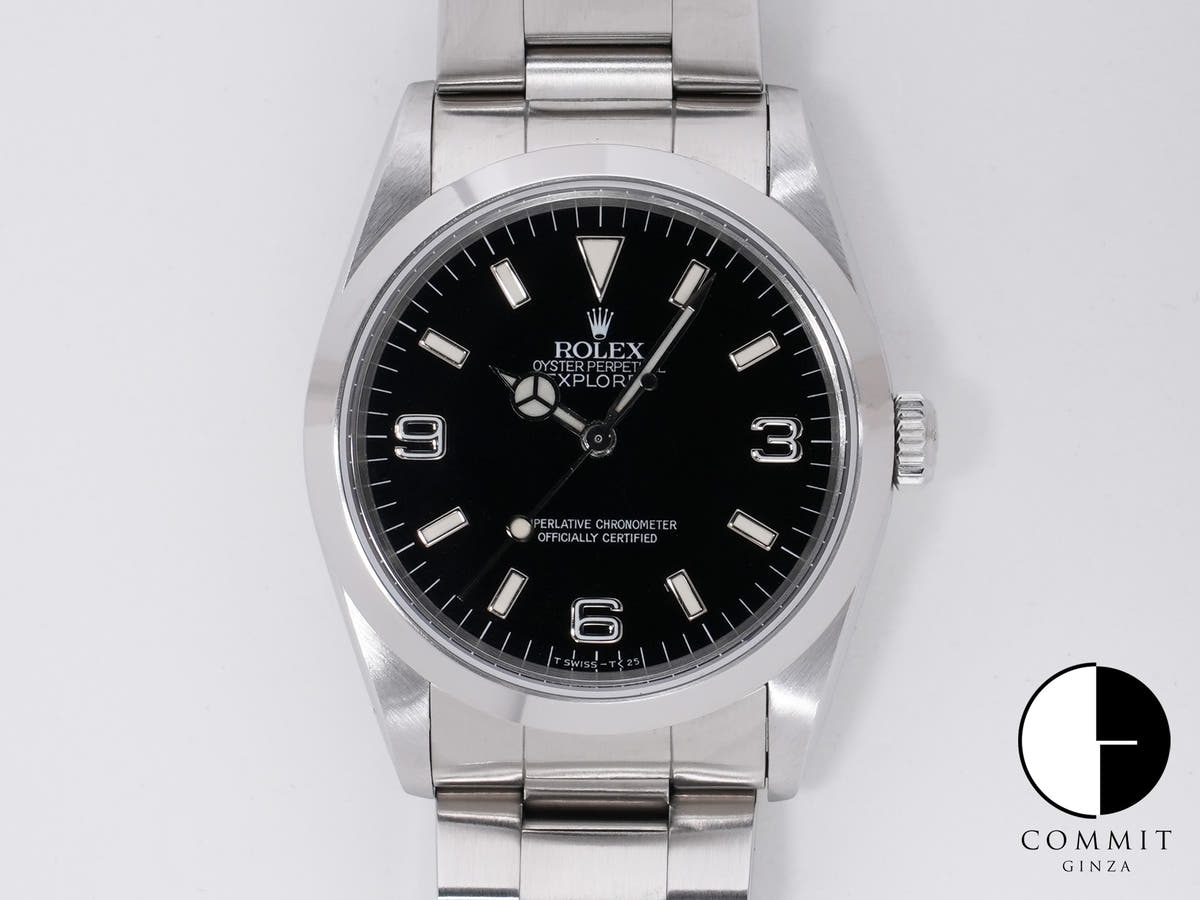 Rolex Explorer I Ref. 14270 Stainless Steel Black Dial