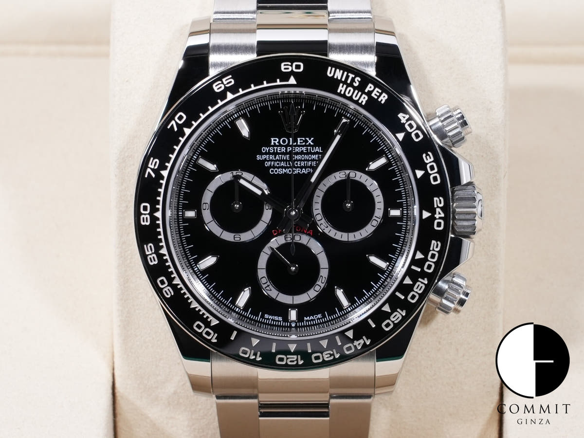 ロレックス デイトナ Ref.126500LN ステンレススチール ブラック文字盤