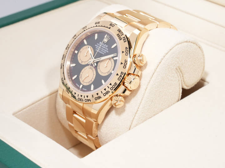 ロレックス デイトナ Ref.126508 イエローゴールド ブラックxシャンパン文字盤