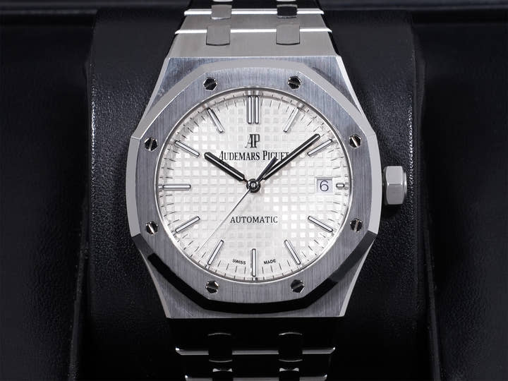 オーデマピゲ ロイヤルオーク Ref.15450ST.OO.1256ST.01 ステンレススチール シルバー文字盤