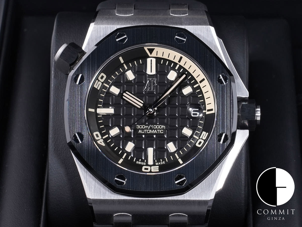 オーデマピゲ ロイヤルオーク オフショア ダイバー Ref.15720CN.OO.A002CA.01 ホワイトゴールド ブラック文字盤 中古 8gw7ixwa