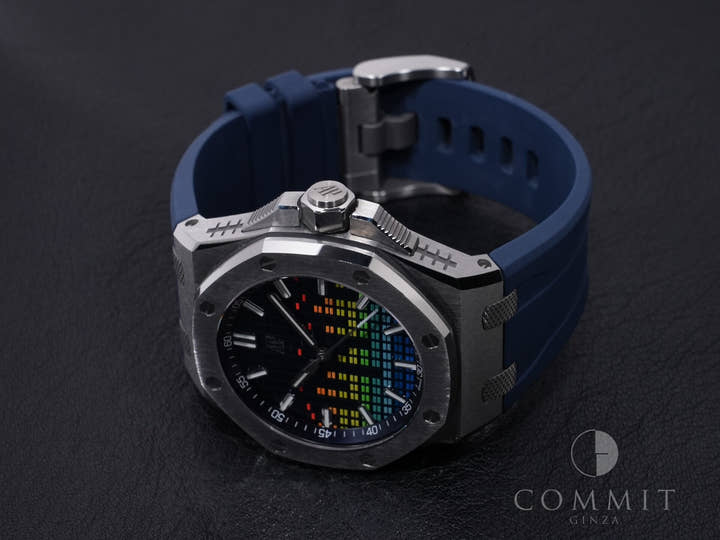 オーデマピゲ ロイヤルオーク オフショア ミュージックエディション Ref.15600TI.OO.A343CA.01 チタン ブルー文字盤