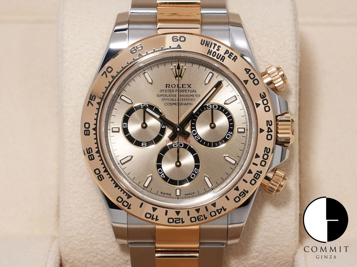 ロレックス デイトナ Ref.126503 ステンレススチール/イエローゴールド シャンパン文字盤
