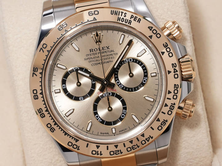 ロレックス デイトナ Ref.126503 ステンレススチール/イエローゴールド シャンパン文字盤