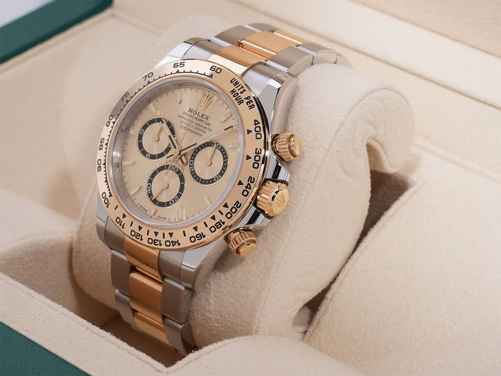 ロレックス デイトナ Ref.126503 ステンレススチール/イエローゴールド シャンパン文字盤