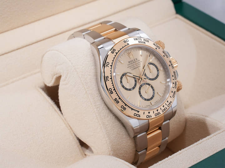 ロレックス デイトナ Ref.126503 ステンレススチール/イエローゴールド シャンパン文字盤