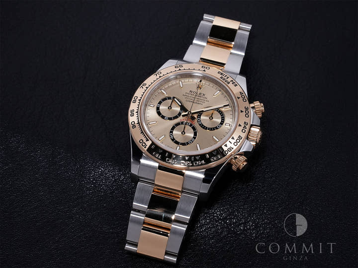 ロレックス デイトナ Ref.126503 ステンレススチール/イエローゴールド シャンパン文字盤