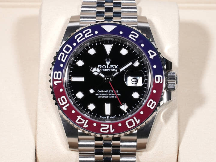 ロレックス GMTマスターII Ref.126710BLRO ステンレススチール ブラック文字盤 ジュビリーブレスレット