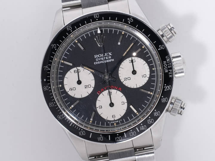 ロレックス デイトナ Ref.6263 ステンレススチール ブラック文字盤 中古 wqsu8nk2