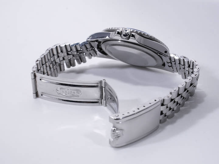 ロレックス GMTマスター Ref.1675 ステンレススチール ブラック文字盤 ジュビリーブレスレット 中古 tzm8t22b