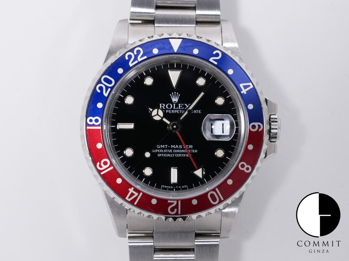 ロレックス GMTマスター Ref.16700 ステンレススチール ブラック文字盤 オイスターブレスレット