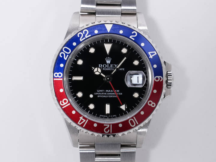 ロレックス GMTマスター Ref.16700 ステンレススチール ブラック文字盤 オイスターブレスレット