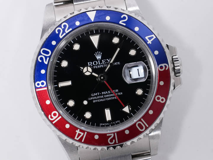 ロレックス GMTマスター Ref.16700 ステンレススチール ブラック文字盤 オイスターブレスレット