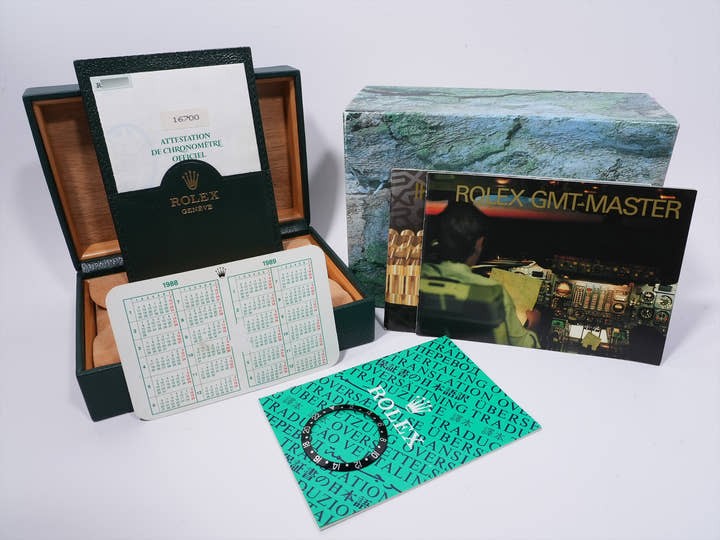 ロレックス GMTマスター Ref.16700 ステンレススチール ブラック文字盤 オイスターブレスレット