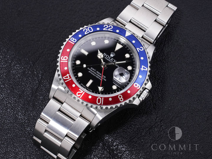 ロレックス GMTマスター Ref.16700 ステンレススチール ブラック文字盤 オイスターブレスレット