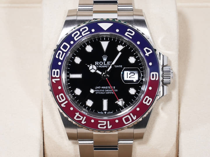 Rolex GMT-Master II Ref. 126710BLRO Stainless Steel Black Dial Oyster Bracelet