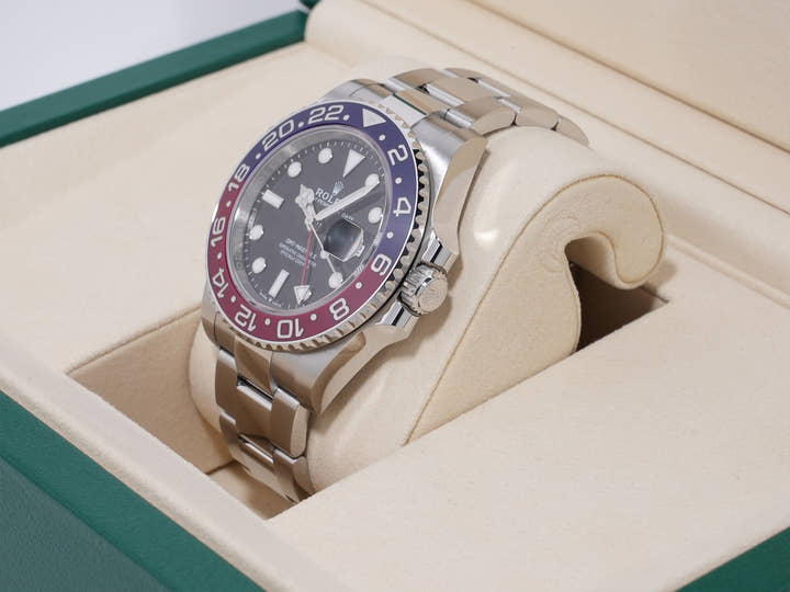 Rolex GMT-Master II Ref. 126710BLRO Stainless Steel Black Dial Oyster Bracelet