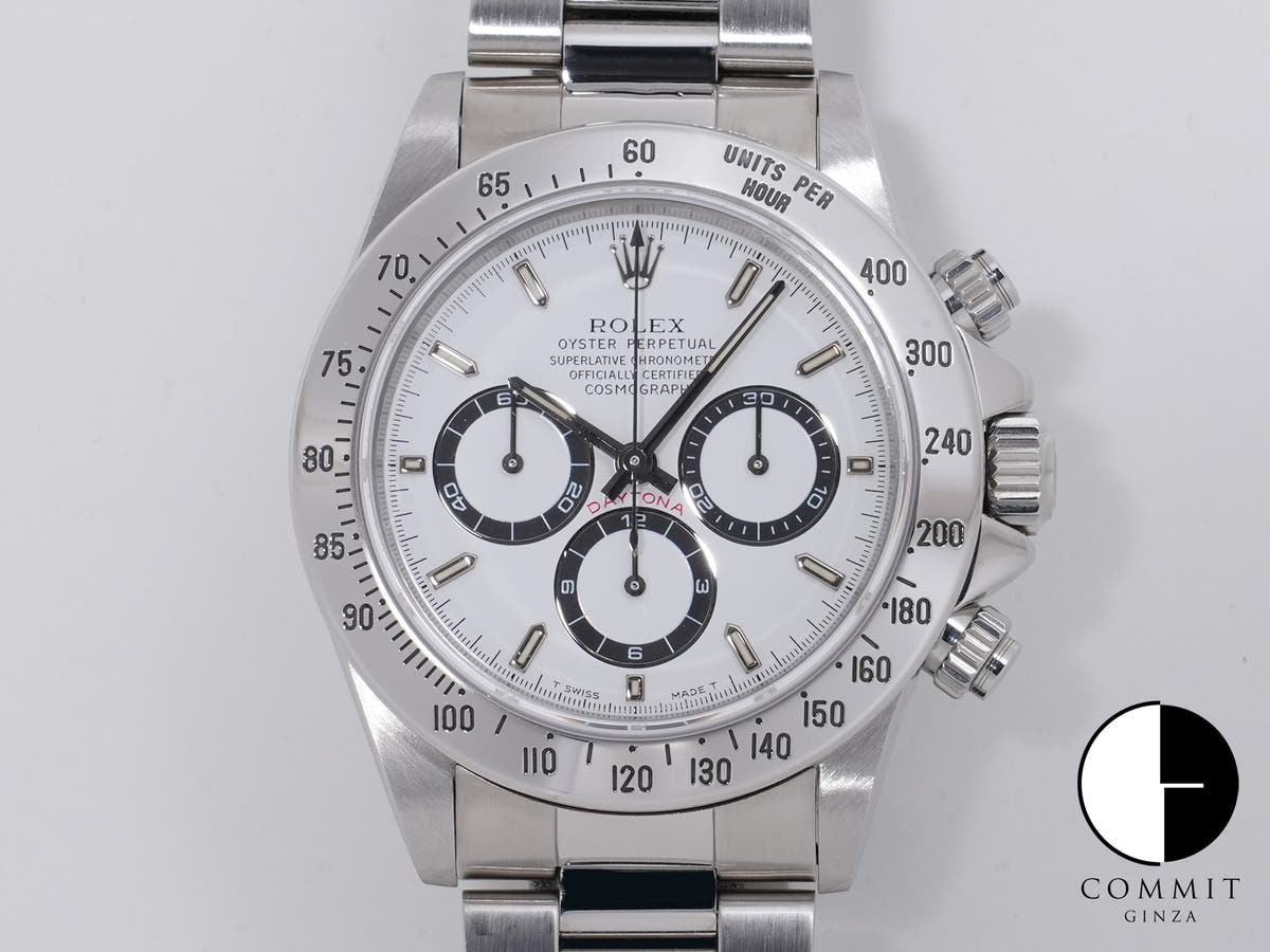 ロレックス デイトナ エルプリメロ Ref.16520 ステンレススチール ホワイト文字盤 美中古 jgxg84qs