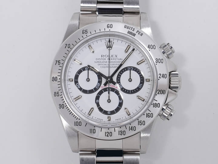 ロレックス デイトナ エルプリメロ Ref.16520 ステンレススチール ホワイト文字盤 美中古 jgxg84qs