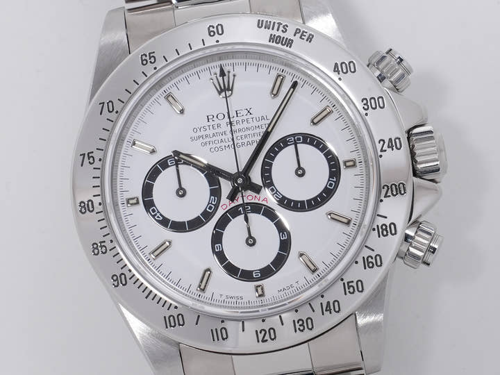 ロレックス デイトナ エルプリメロ Ref.16520 ステンレススチール ホワイト文字盤 美中古 jgxg84qs