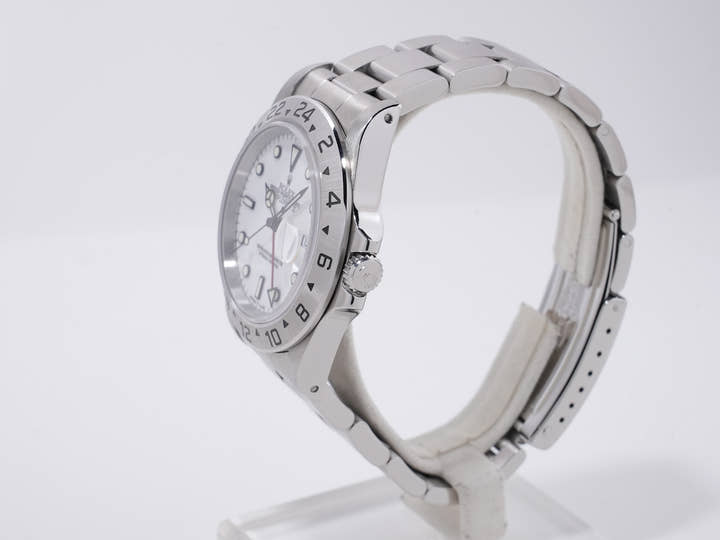 Rolex Explorer II Ref. 16570 Stainless Steel White Dial