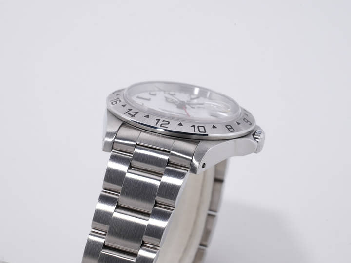 Rolex Explorer II Ref. 16570 Stainless Steel White Dial