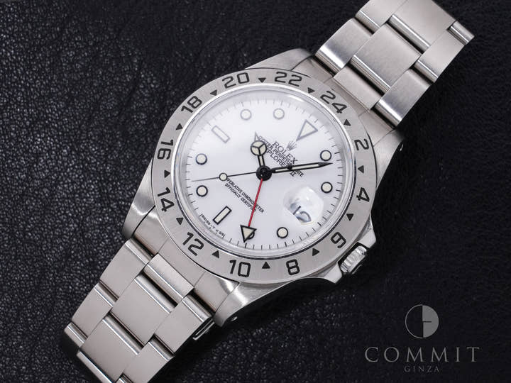 Rolex Explorer II Ref. 16570 Stainless Steel White Dial