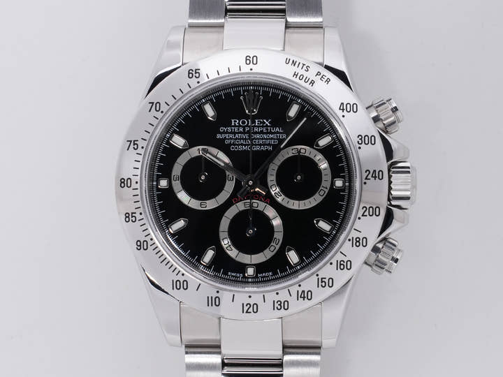 ロレックス デイトナ Ref.116520 ステンレススチール ブラック文字盤