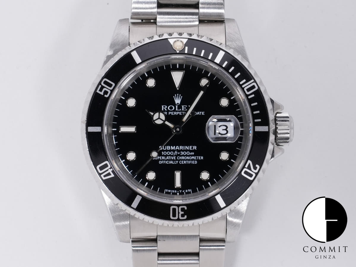 ロレックス サブマリーナー デイト Ref.16610 ステンレススチール ブラック文字盤