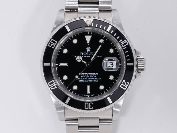 ロレックス サブマリーナー デイト Ref.16610 ステンレススチール ブラック文字盤