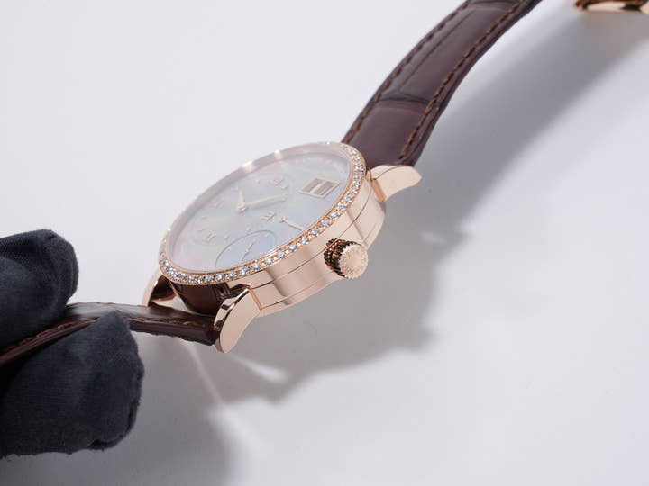 A. Lange & Söhne Little Lange 1 Soirée Ref. 813.043 18K Pink Gold, Black Shell Dial, Pre-owned (Beautiful Condition) rjhjszzf