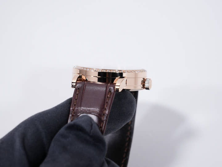 A. Lange & Söhne Little Lange 1 Soirée Ref. 813.043 18K Pink Gold, Black Shell Dial, Pre-owned (Beautiful Condition) rjhjszzf