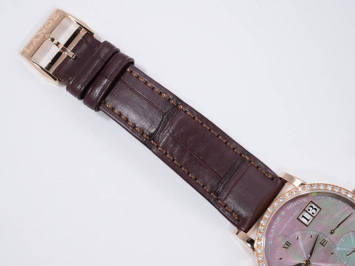 A. Lange & Söhne Little Lange 1 Soirée Ref. 813.043 18K Pink Gold, Black Shell Dial, Pre-owned (Beautiful Condition) rjhjszzf