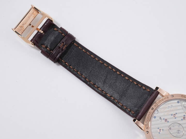 A. Lange & Söhne Little Lange 1 Soirée Ref. 813.043 18K Pink Gold, Black Shell Dial, Pre-owned (Beautiful Condition) rjhjszzf