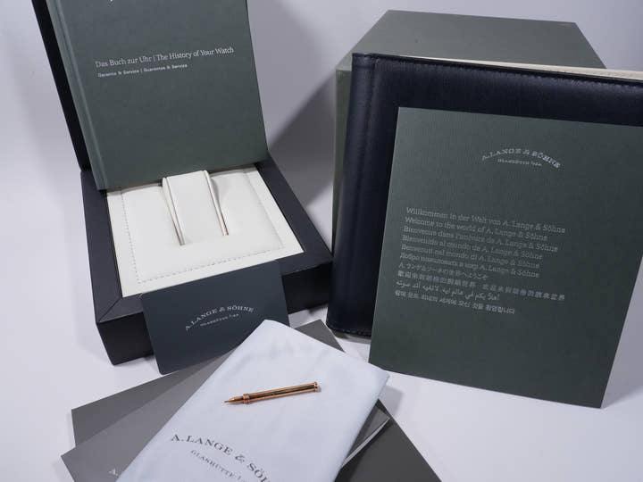 A. Lange & Söhne Little Lange 1 Soirée Ref. 813.043 18K Pink Gold, Black Shell Dial, Pre-owned (Beautiful Condition) rjhjszzf