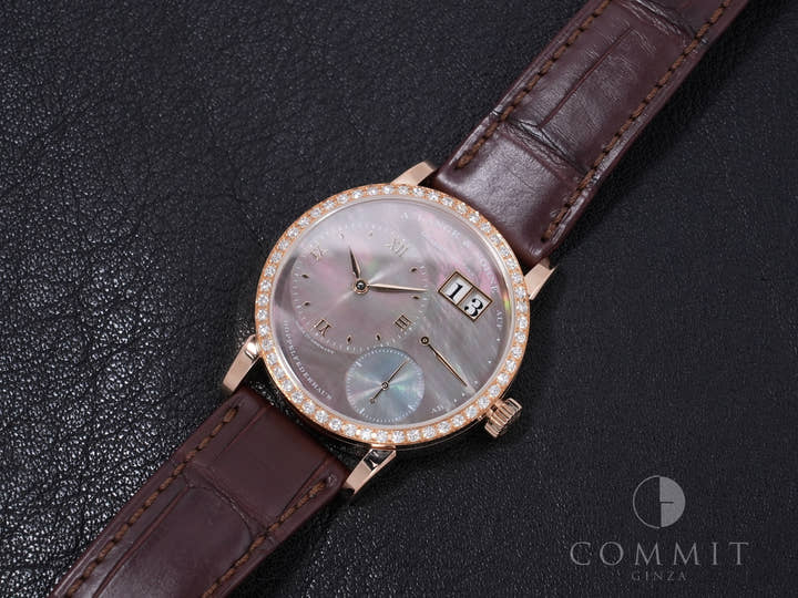 A. Lange & Söhne Little Lange 1 Soirée Ref. 813.043 18K Pink Gold, Black Shell Dial, Pre-owned (Beautiful Condition) rjhjszzf