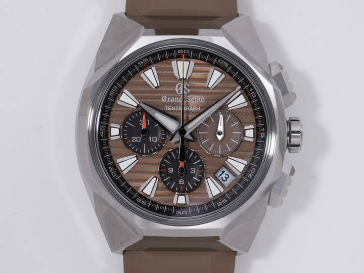 グランドセイコー スポーツコレクション テンタグラフ Ref.SLGC009 ブリリアントハードチタン ブラウン文字盤 美品 ci7ocr55