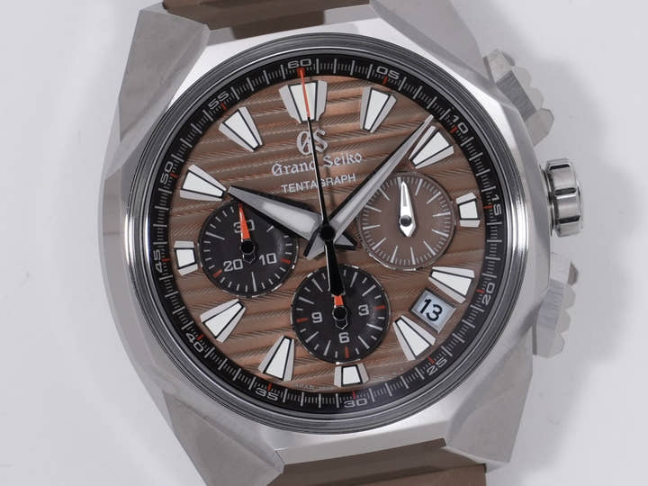 グランドセイコー スポーツコレクション テンタグラフ Ref.SLGC009 ブリリアントハードチタン ブラウン文字盤 美品 ci7ocr55