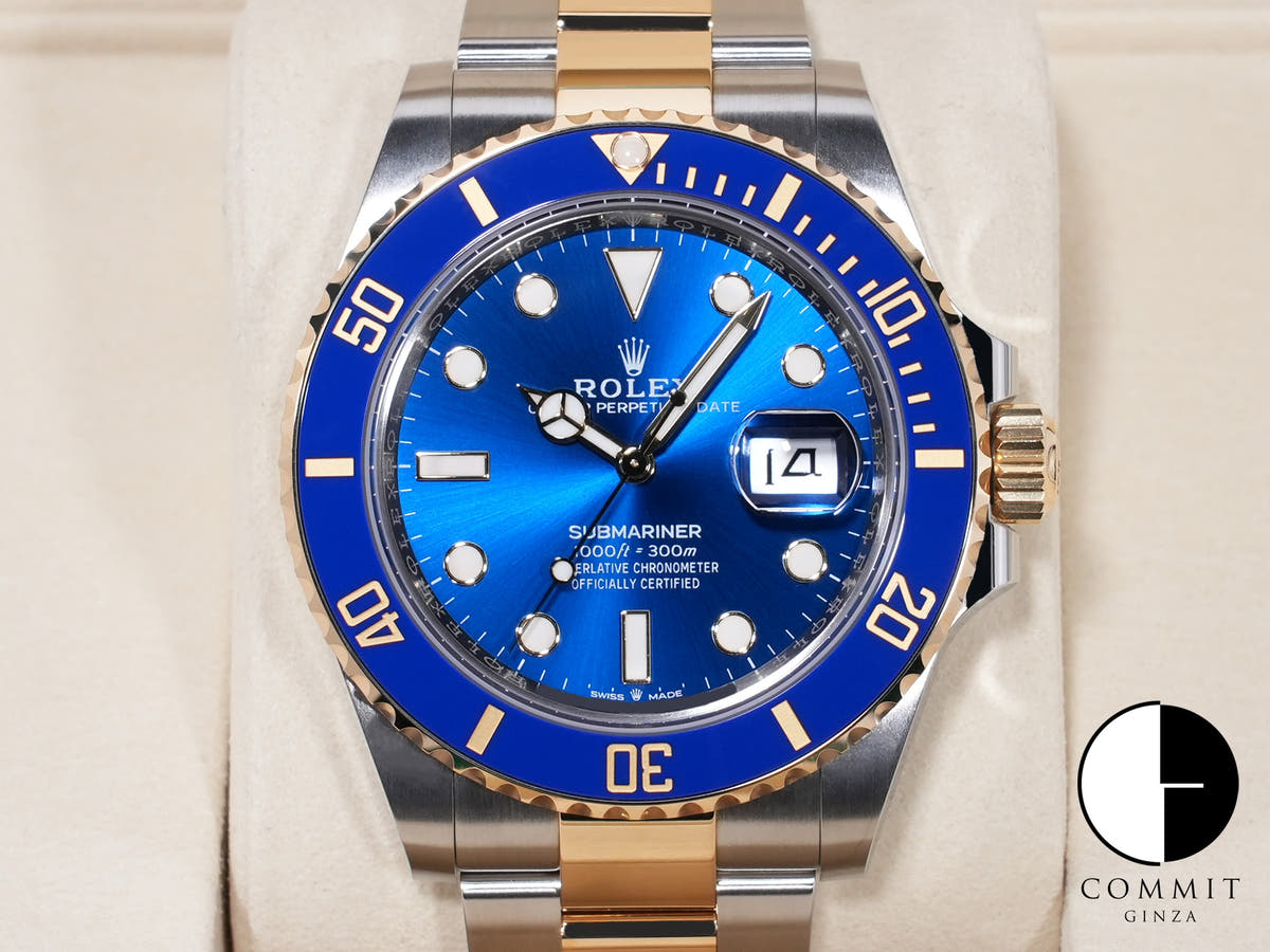 ロレックス サブマリーナー デイト Ref.126613LB ステンレススチール/イエローゴールド ブルー文字盤