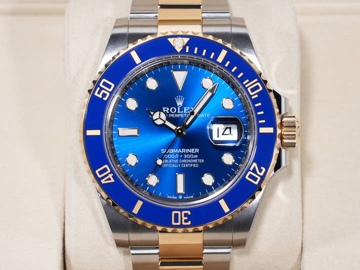 ロレックス サブマリーナー デイト Ref.126613LB ステンレススチール/イエローゴールド ブルー文字盤