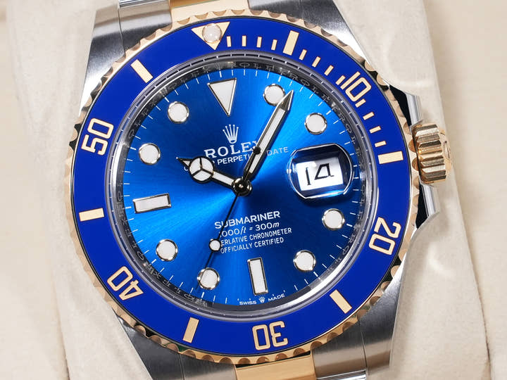 ロレックス サブマリーナー デイト Ref.126613LB ステンレススチール/イエローゴールド ブルー文字盤
