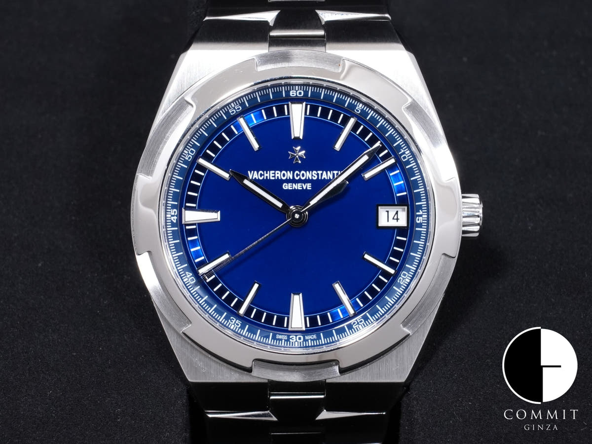 ヴァシュロンコンスタンタン オーヴァーシーズ Ref.4500V/110A-B128 ステンレススチール ブルー文字盤 中古 cgeip4zv