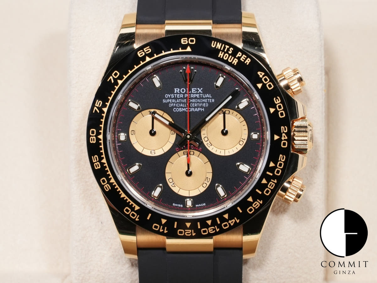 ロレックス デイトナ Ref.116518LN イエローゴールド ブラックxシャンパン文字盤