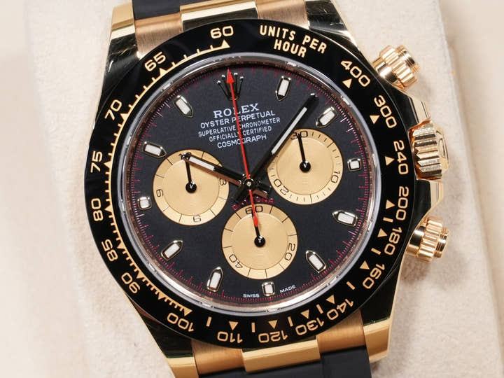 ロレックス デイトナ Ref.116518LN イエローゴールド ブラックxシャンパン文字盤